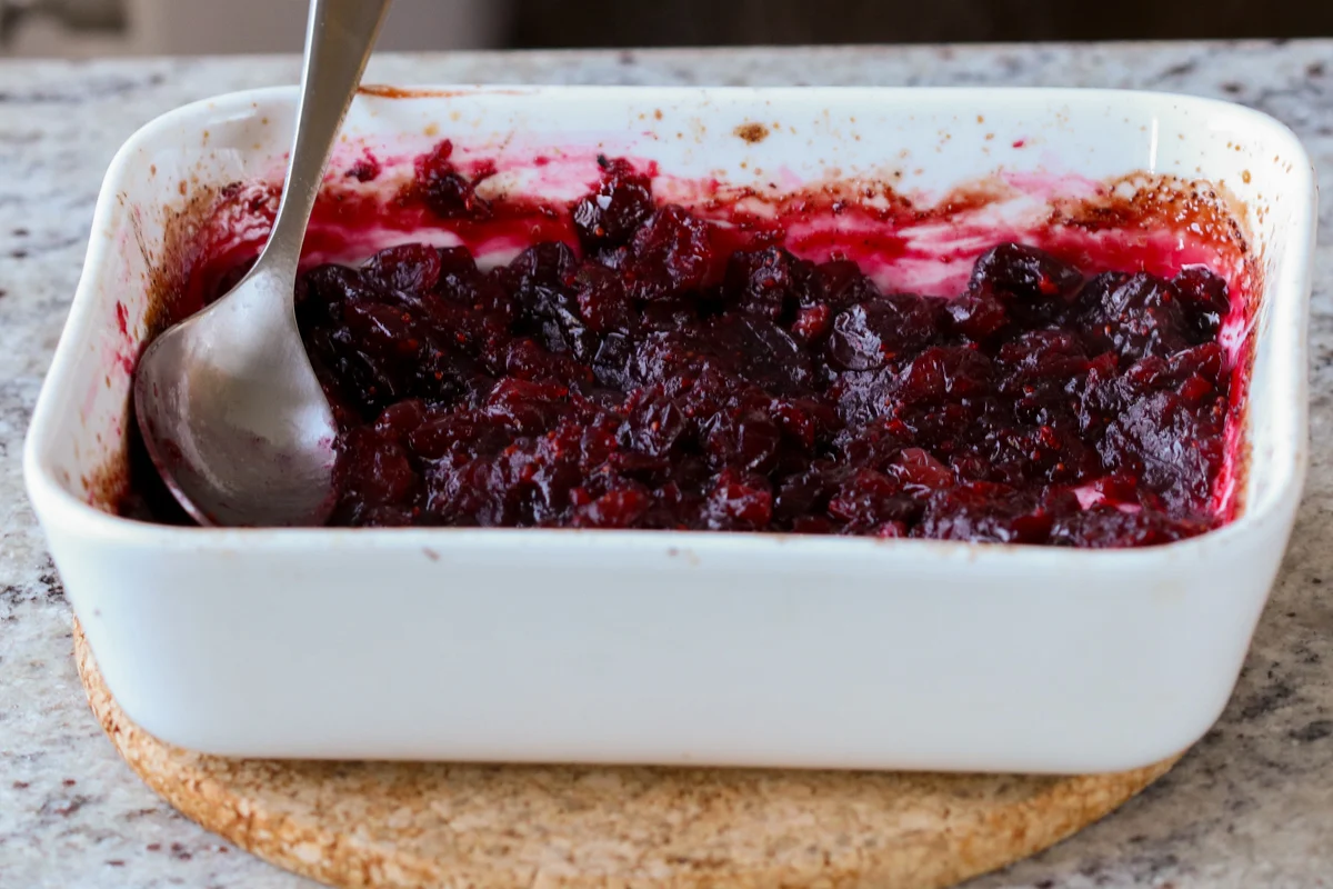 Spicy Cranberry Chutney (easy oven recipe!)